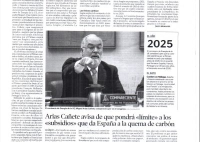 Recortes de Prensa (Heraldo de Aragón) La UE ralentiza la conexión energética por el Pirineo Central